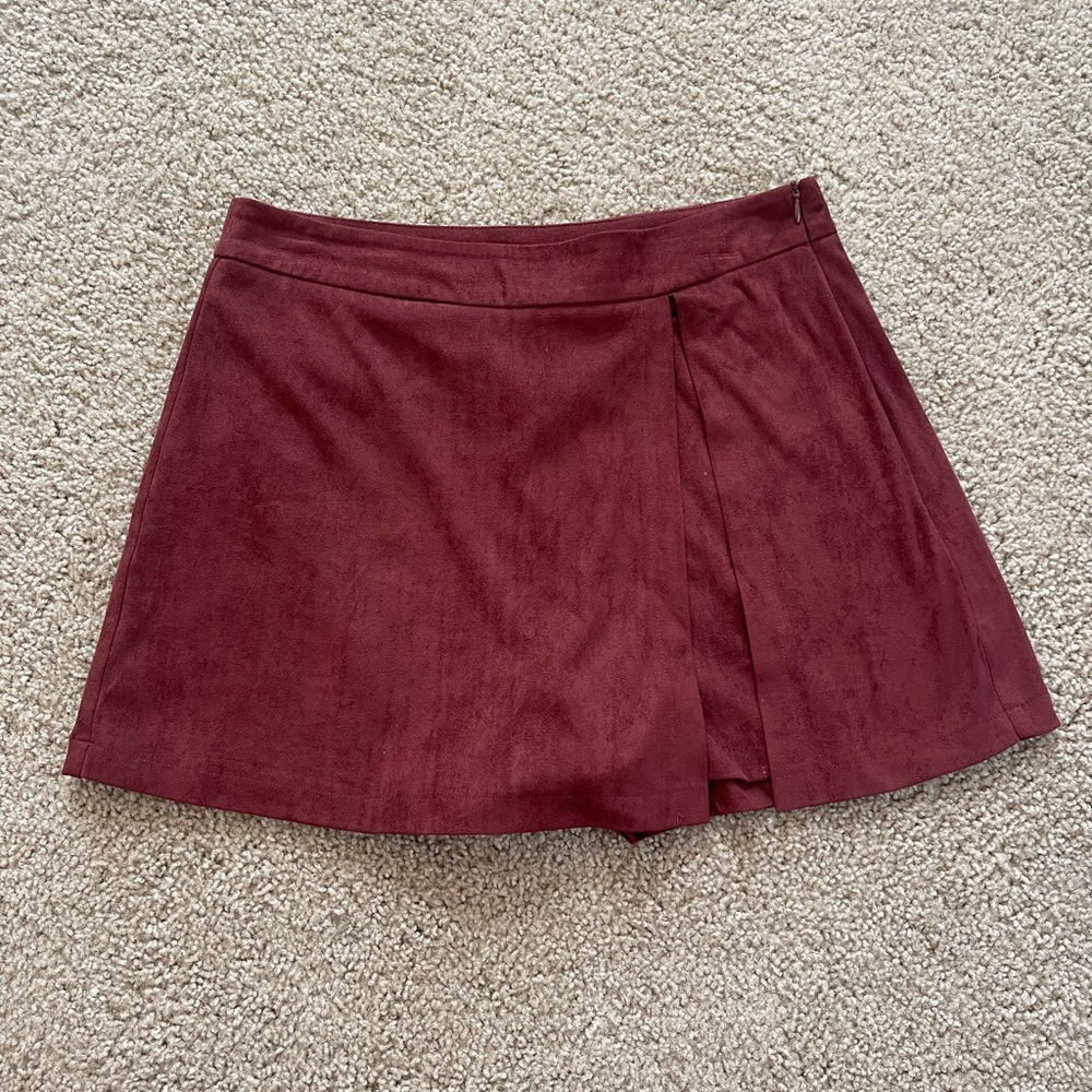 Altar’d State Maroon Skort